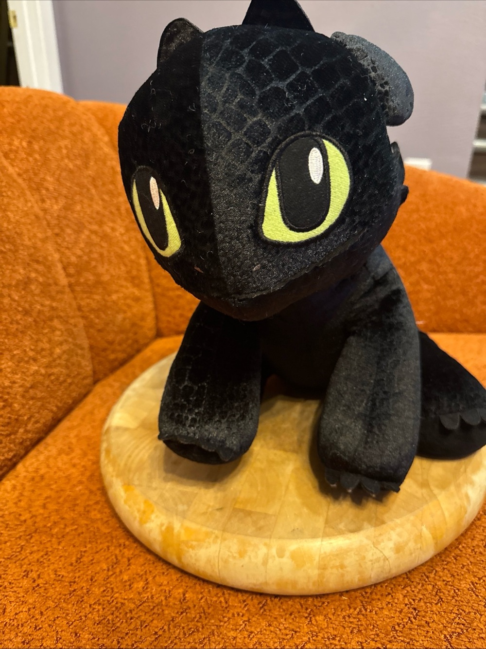 Build-A-Bear Black Toothless Dragon Plush with Green Eyes - Picture 10 of 10